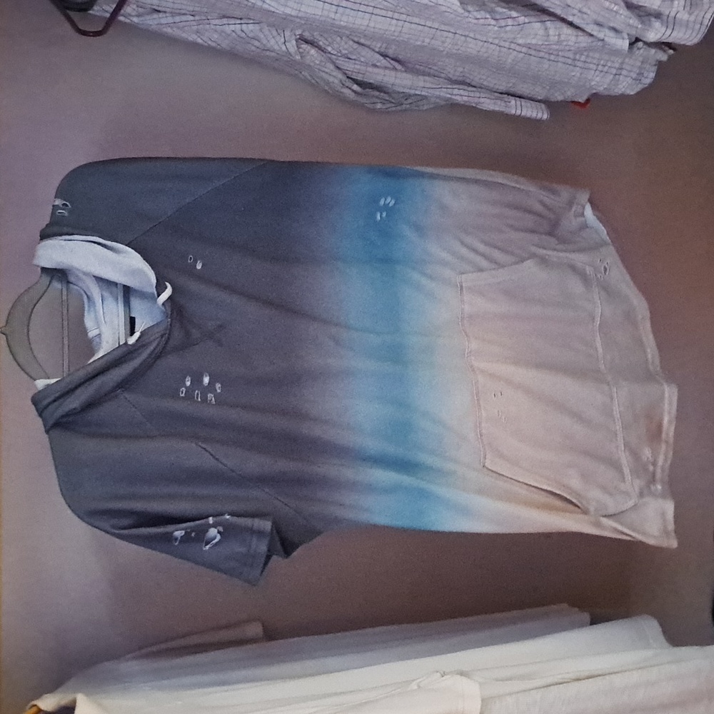 CARBON XXL Distressed Hoodie